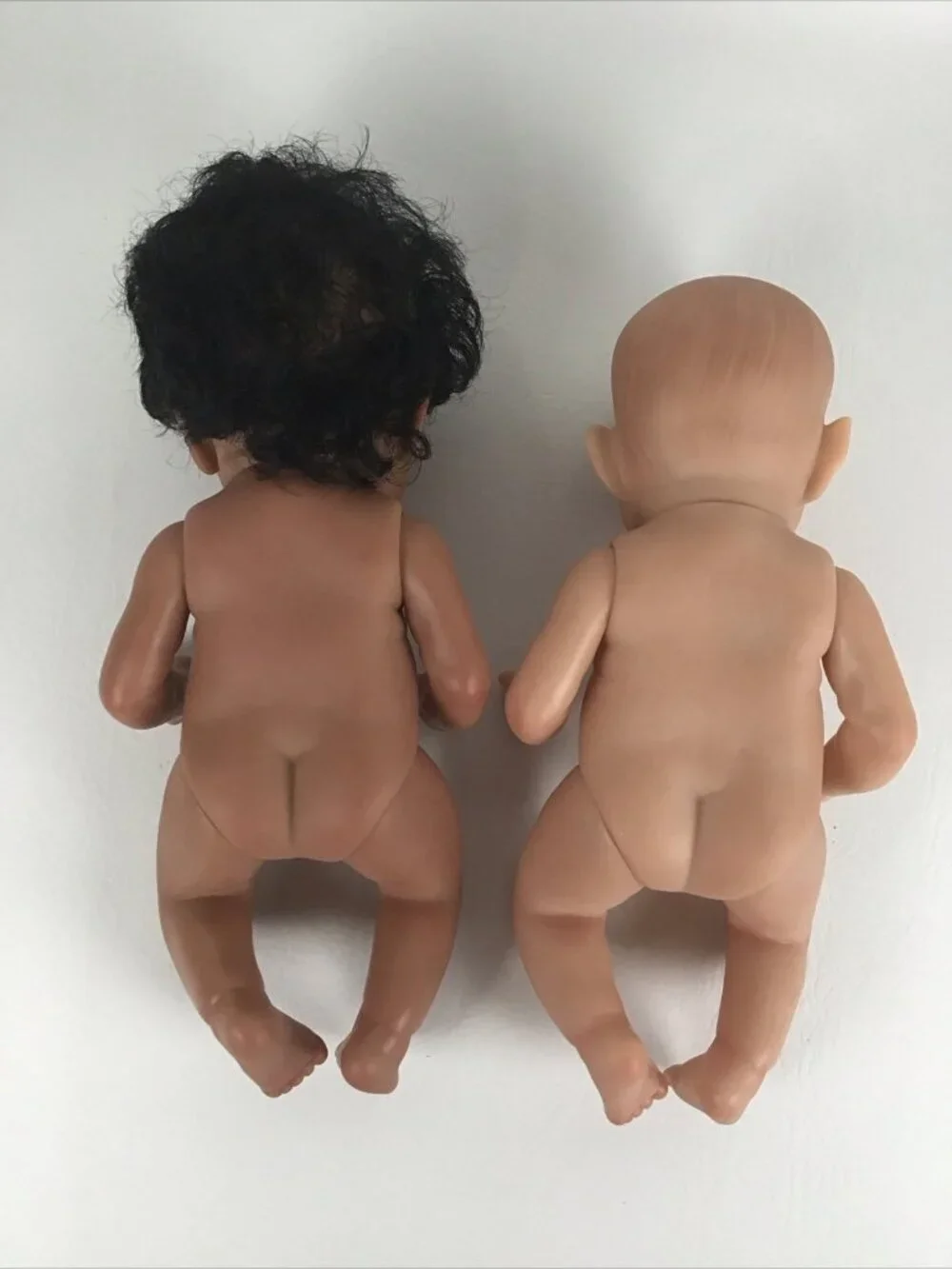 Partial Reborn Doll Baby Lot of 2 Mini Baby’s 12” A/A Full Vinyl Painted Magnet